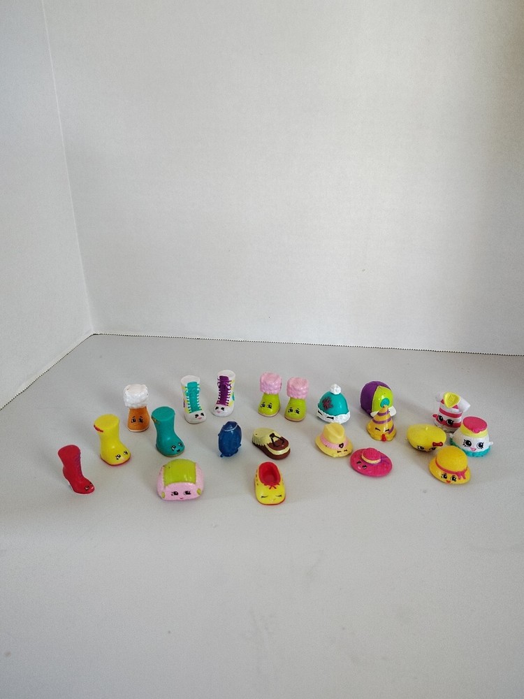 Shopkins Hats and Shoes Lot of 20 Pieces for Kids Collection
