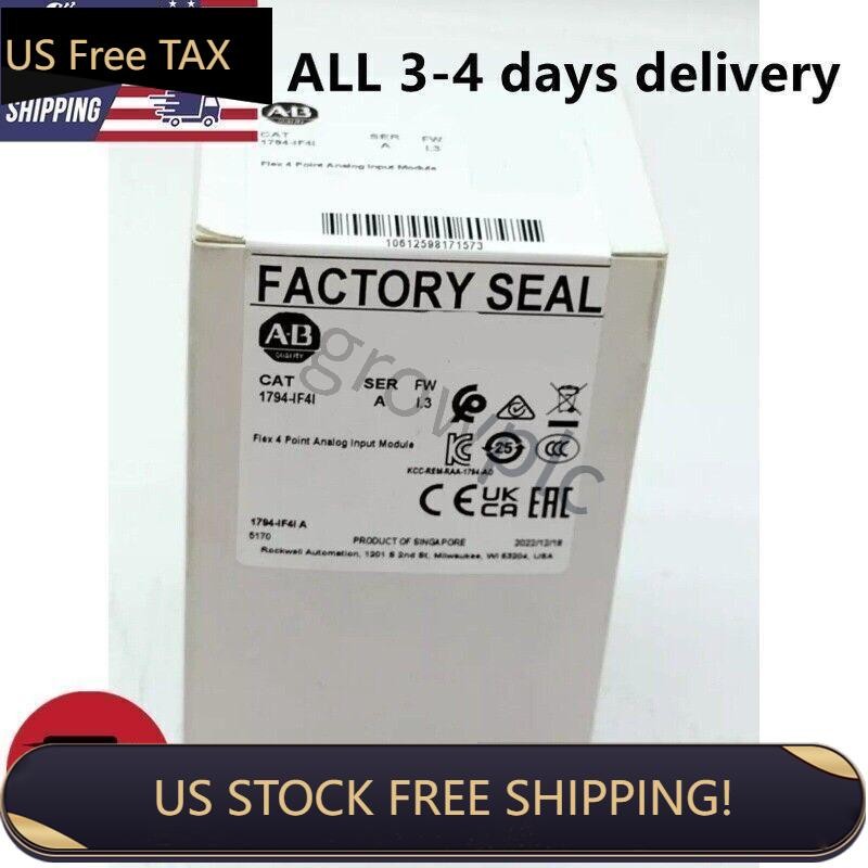 AB 1794-IF4I 1794IF4I  Flex 4 Point Analog Input Module New US Free Tax