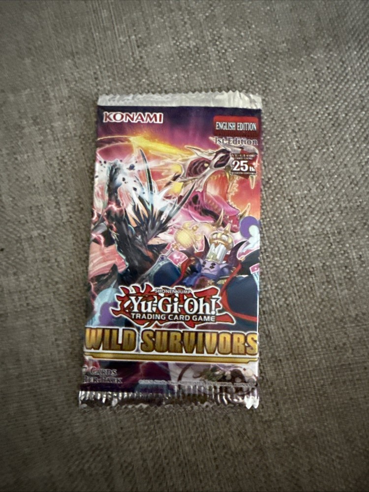 Yu-Gi-Oh Wild Survivors Booster Pack - 1st Edition Cards
