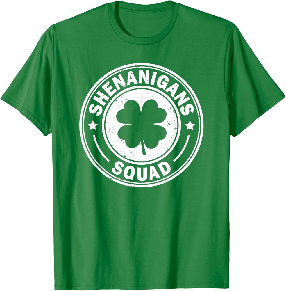 Shenanigans Squad St Patricks Day Matching Family Group T Shirt