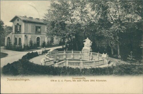 Ansichtskarte Donaueschingen Donauquelle 1915(Nr.9063)