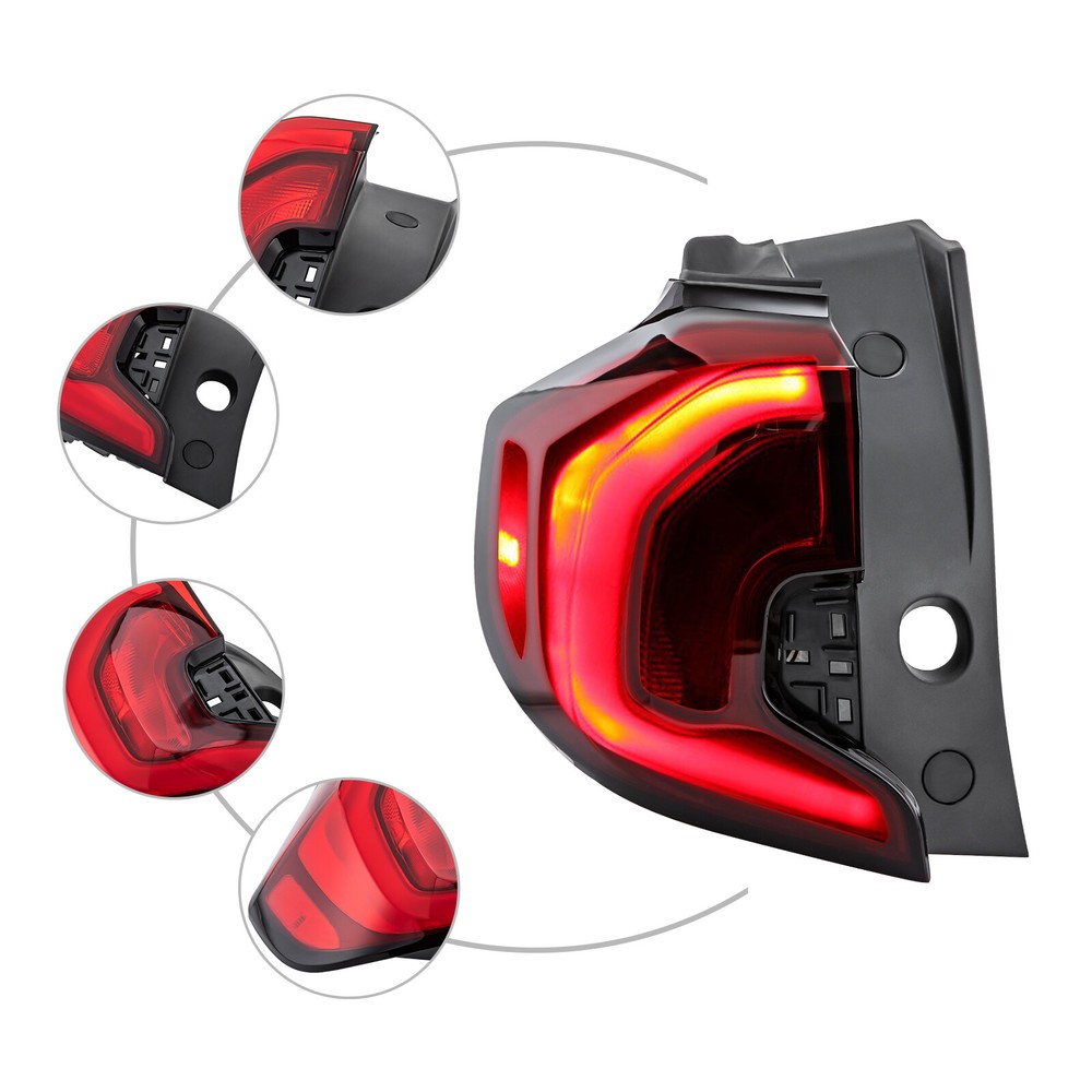 Rear Left Driver Tail Light Brake For 2018 2019 2020 2021 GMC Terrain Taillamp