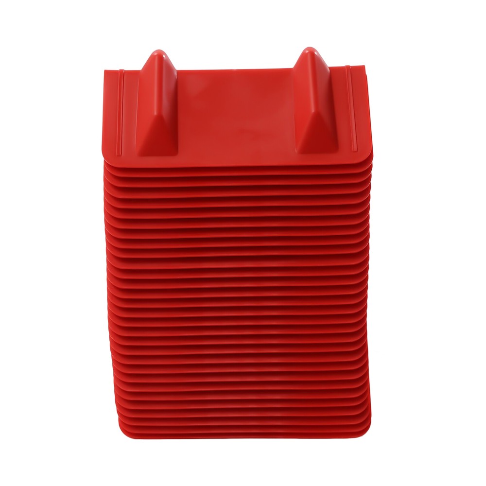 30-Pack Red PP V Shaped Corner Edge Protector 10