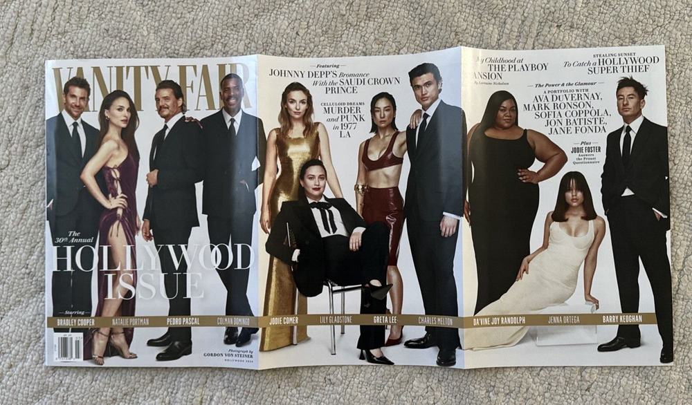 VANITY FAIR MAGAZINE THE HOLLYWOOD ISSUE MARCH 2024 PEDRO PASCAL NATALIE PORTMAN