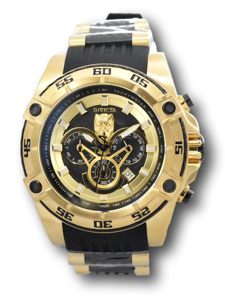 Invicta Marvel Black Panther Men's 52mm Chronograph Limited Edition Watch 26803