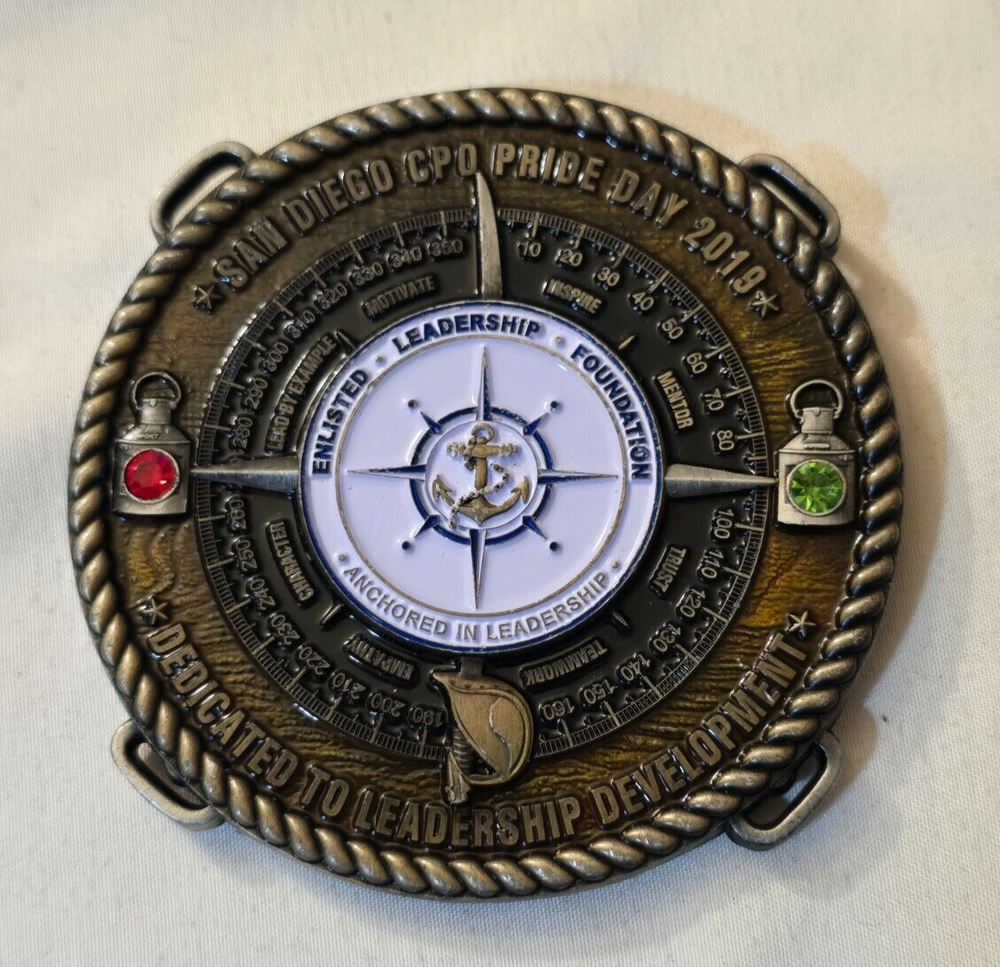 US Navy San Diego Chief Petty Officer CPO Pride Day 2019 Challenge Coin-image