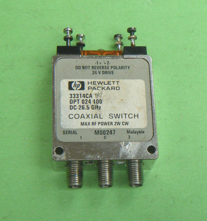 1pc 33314CA -26.5GHz 24V 3.5mm single pole double throw RF coaxial switch #F7