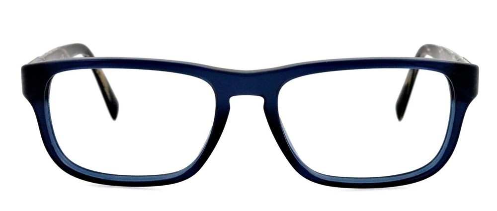Prada VPR07P 54mm Blue Brown Horn Eyeglass Frames Made in Italy