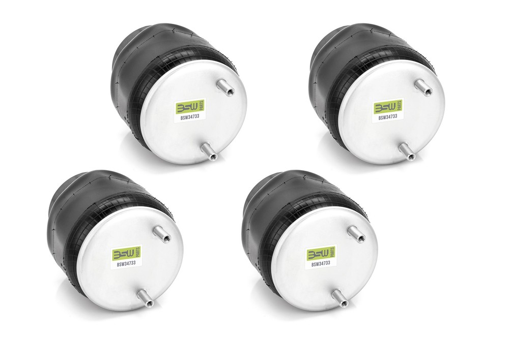 BSWParts 4 PCS Air Spring Bag Replacement for Hendrickson S-34733, C-34733
