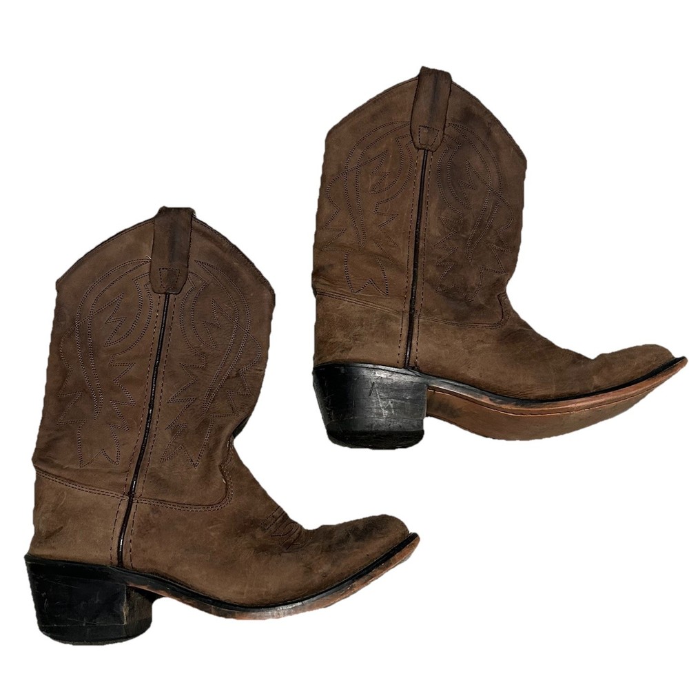 Cody James Youth Cowboy Boots Boys 4.0 D Brown Leather Western B8151