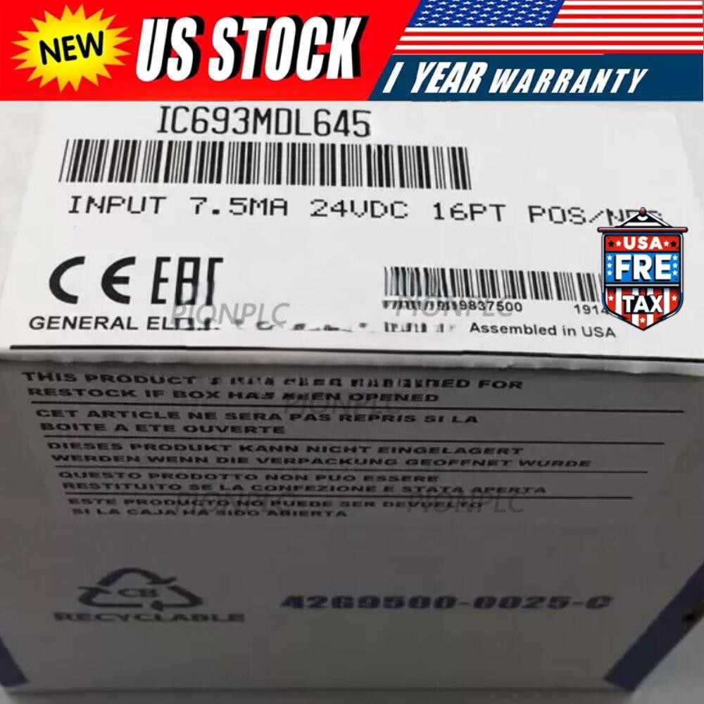 New Factory Sealed GE IC693MDL645 Fanuc Input Module IC693MDL645