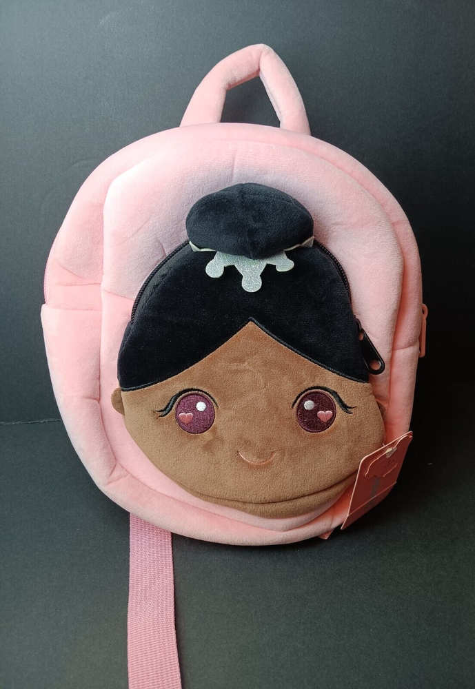 NWT Gloveleya Black Ballerina Princess Pink Children's Backpack Soft, Adjustable