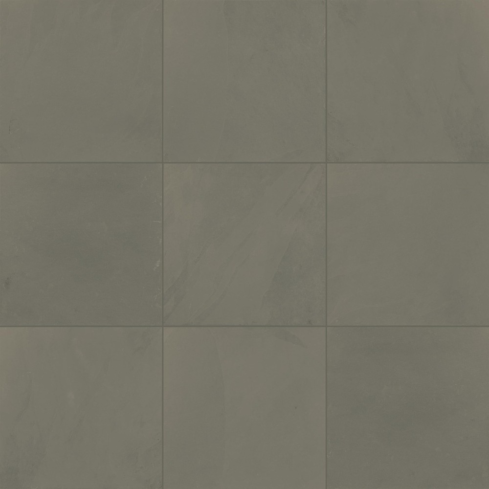 12x12 Natural Cleft Brazil Grey Slate Stone Tile - 6 Pieces per Box