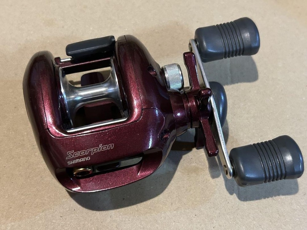 Shimano Scorpion 1501 Left Hand Retrieve Vintage Reel Smooth Operation