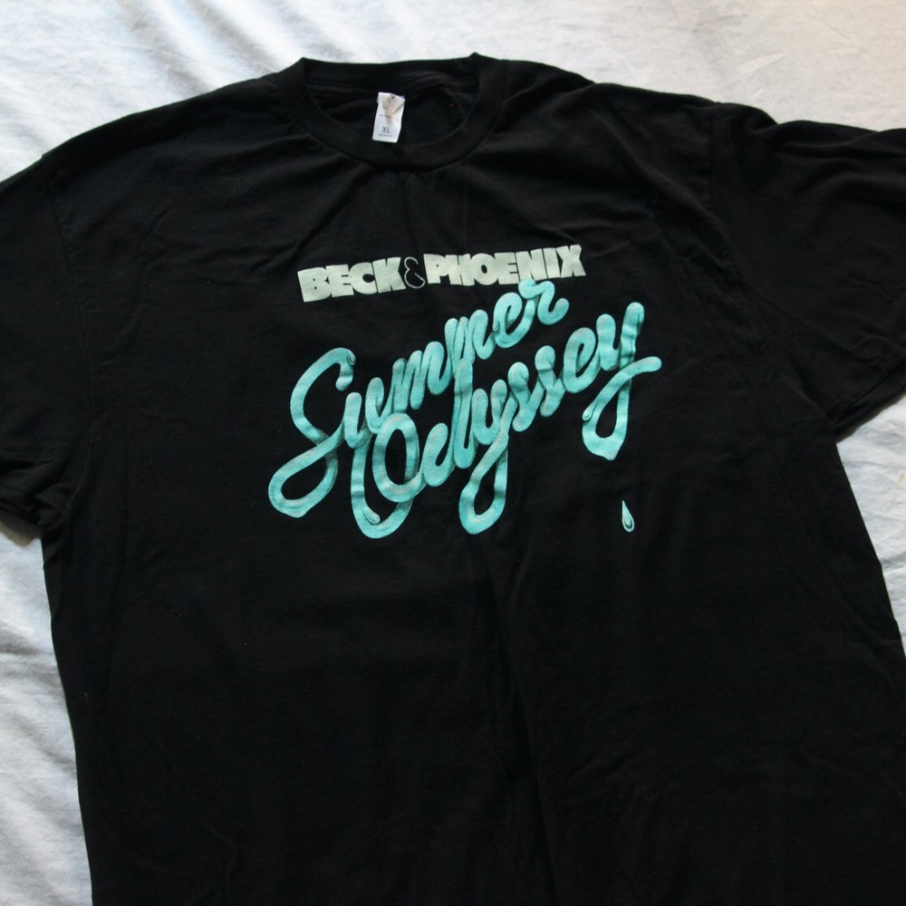 Beck & Phoenix Band Tee 2023 Summer Odyssey Tour Concert Merch Rock T Shirt XL