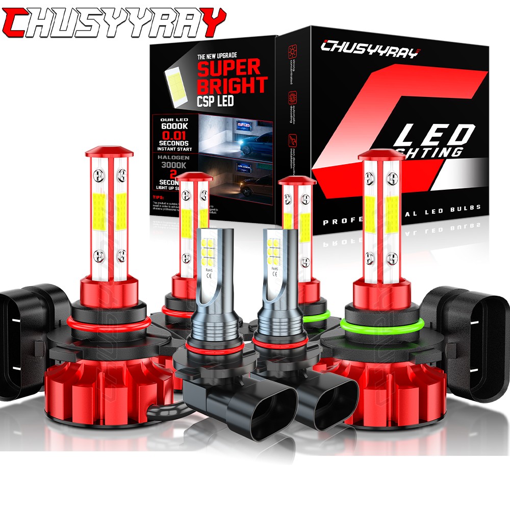 For Ford Explorer 2002 2003 2004 2005 Combo LED Headlights Fog Light Bulbs