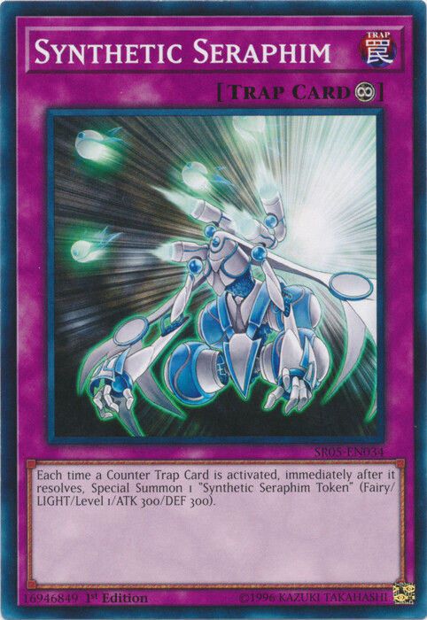 Synthetic Seraphim - SR05-EN034 - Common - 1st Edition x3 - Near Mint