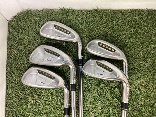 TaylorMade RAC OS Iron Set 6-9+PW Rifle 90HT Flex-S 5pc RH Japan Used