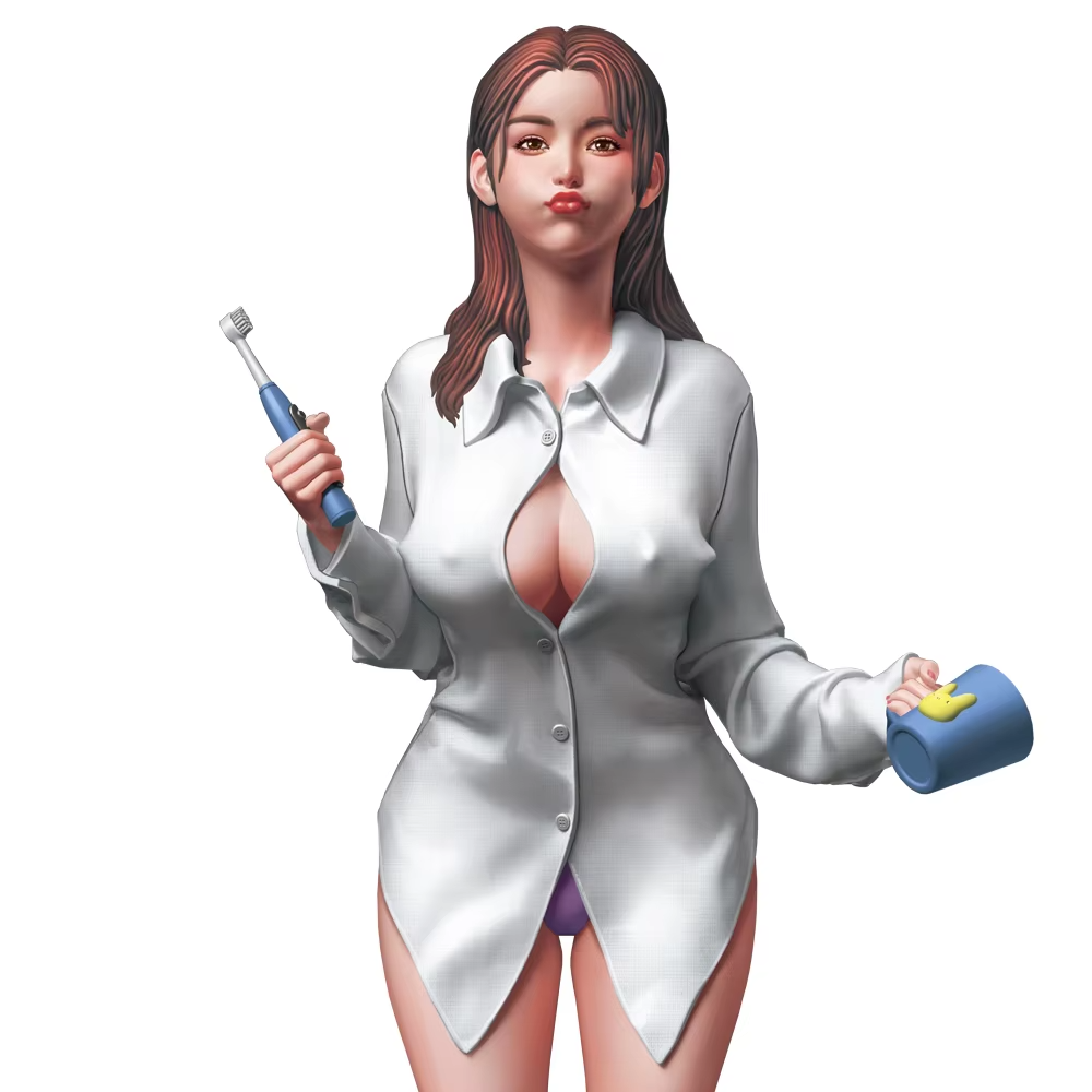Sexy Honey Good Morning Girl RESIN FIGURE Model Kit Unassembled Unpainted NEW