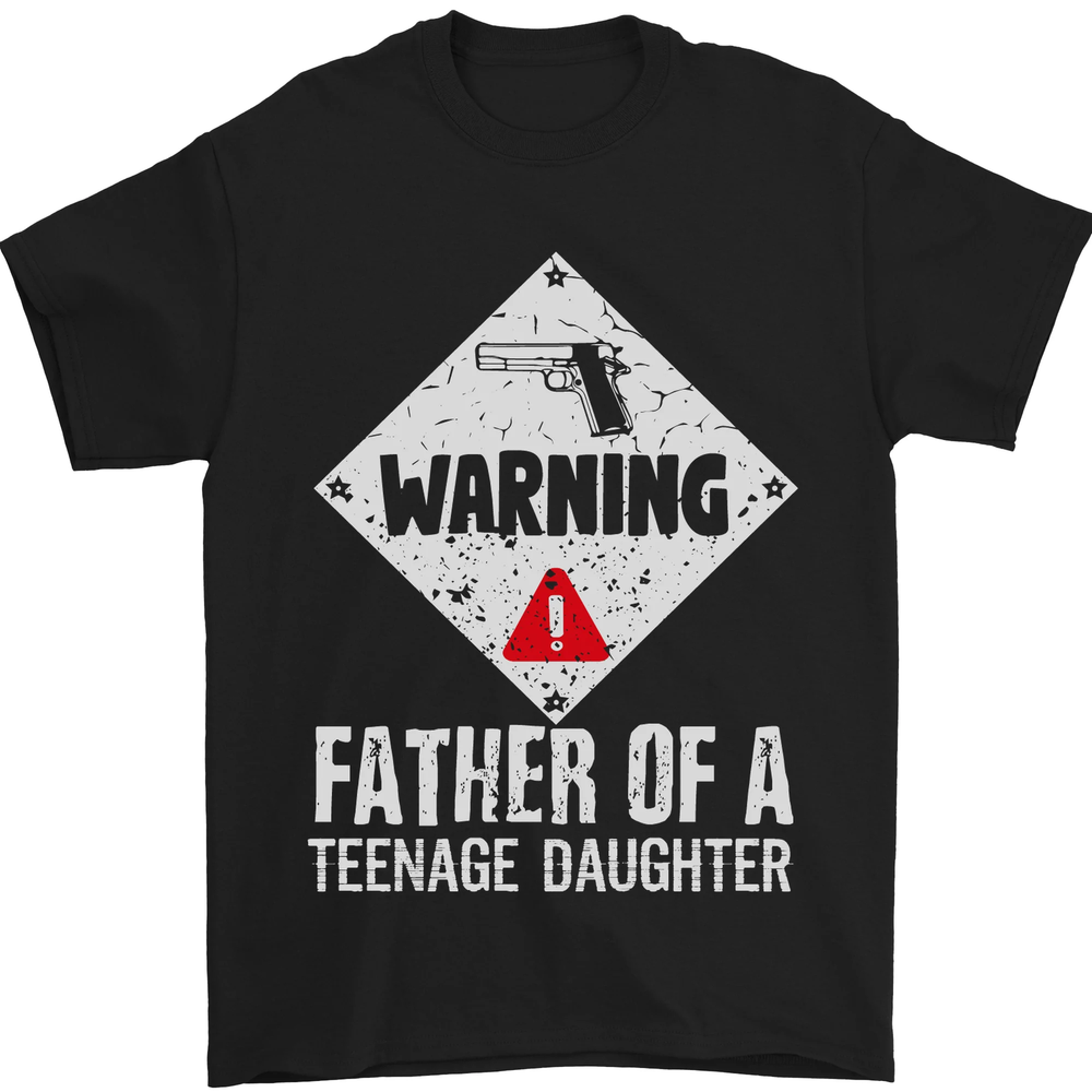 Funny Dad T-Shirt for Fathers Day Gift from Teenage Daughter 100% Cotton-image