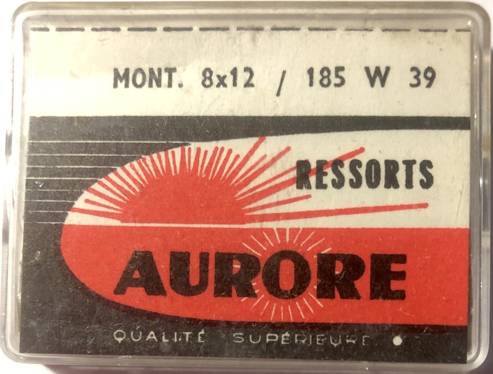 1X Mainspring 9660 1.85x12.5mm Ø0.15 Watch Spring 185W39