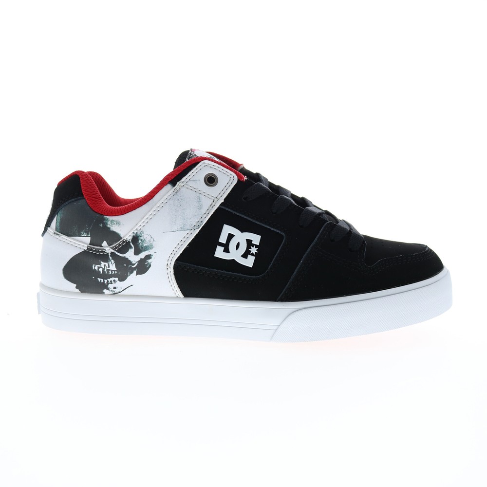 DC Andy Warhol Pure ADYS400083-BWB Mens Black Skate Inspired Sneakers Shoes 12