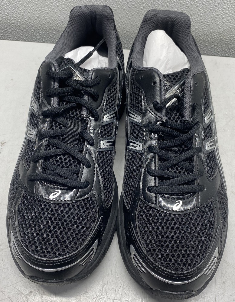 Asics Gel-1130 Men's Size 11 Black/Pure Silver Mesh Athletic Running Sneakers