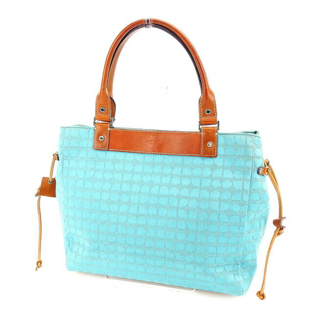 Kate Spade Handbag Back Tote Bag Noel Blue Light Brown