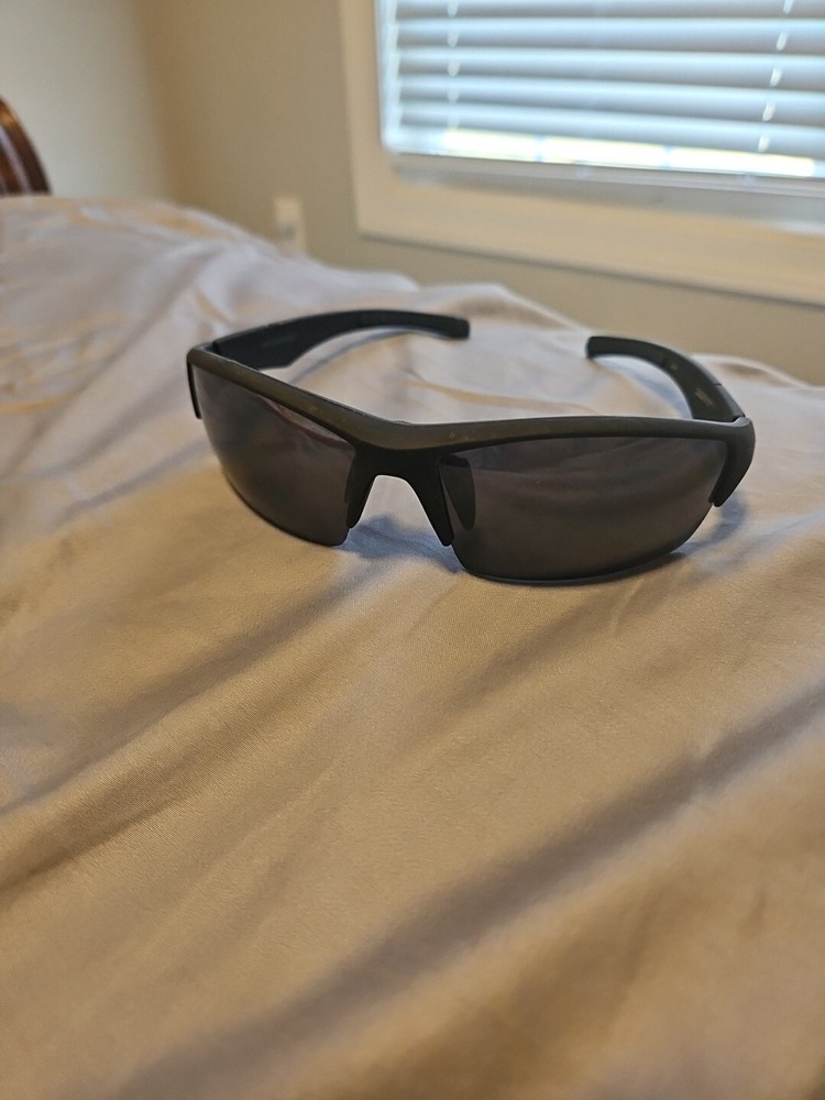 Piranha Sport Sunglasses, FLX-T Technology, Polarized, 100% UV Protection, Black