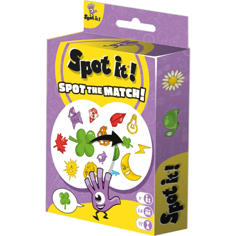Zygomatic Spot It! Pocket Observation Game - Matching Game for Ages 6+, 2-8 P...