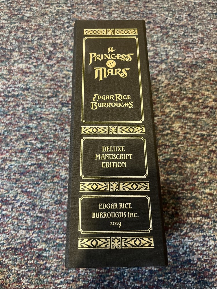 A PRINCESS OF MARS Deluxe Manuscript Ed #411 Edgar Rice Burroughs w/ Goodies