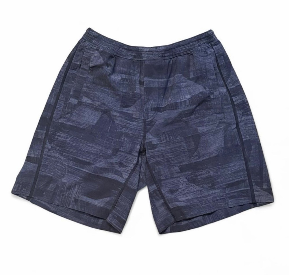 Lululemon Men’s Shorts Size L Blue Athletic Gym Running Stretch