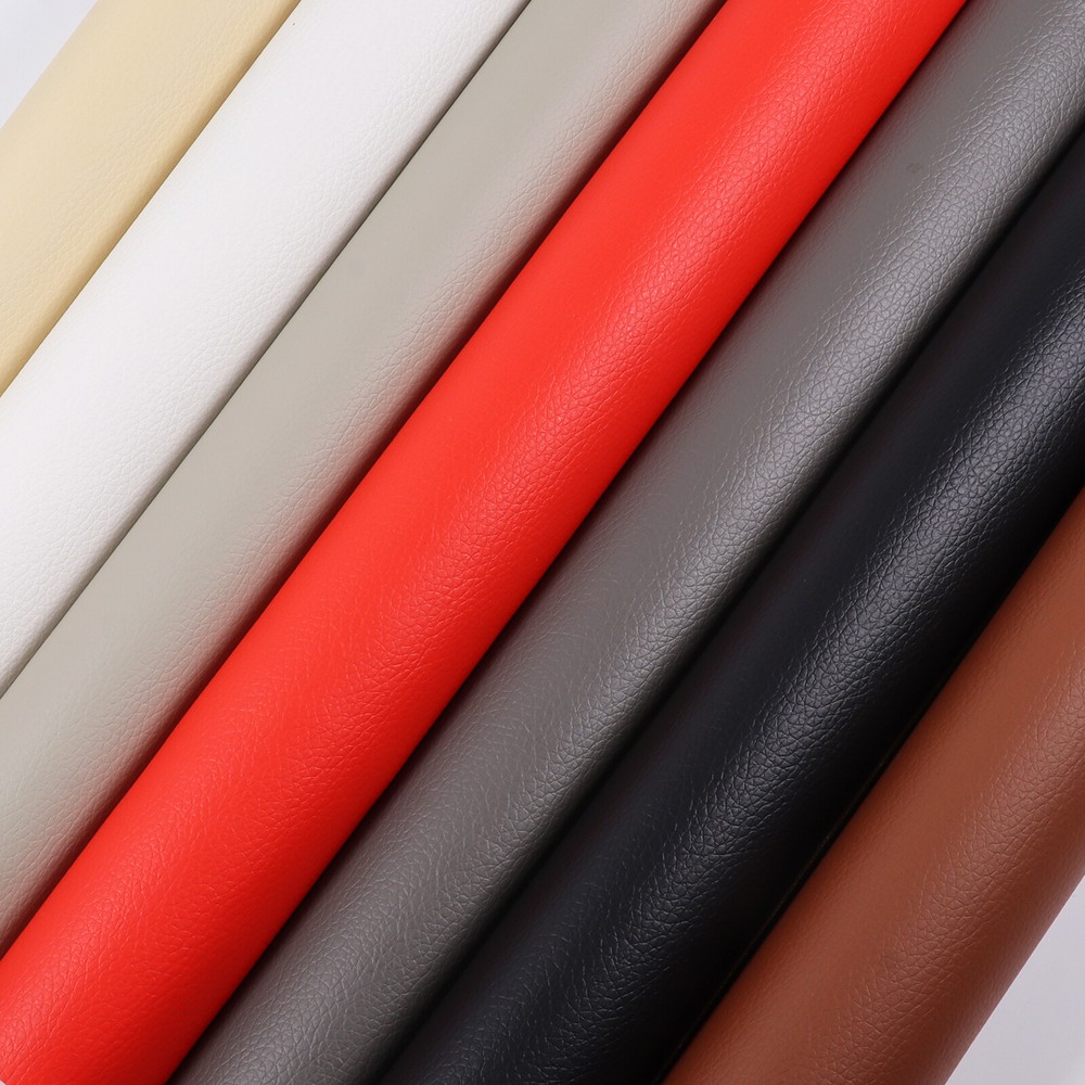 Faux Leather Vinyl Upholstery Fabric Waterproof Auto Marine DIY Cover Material