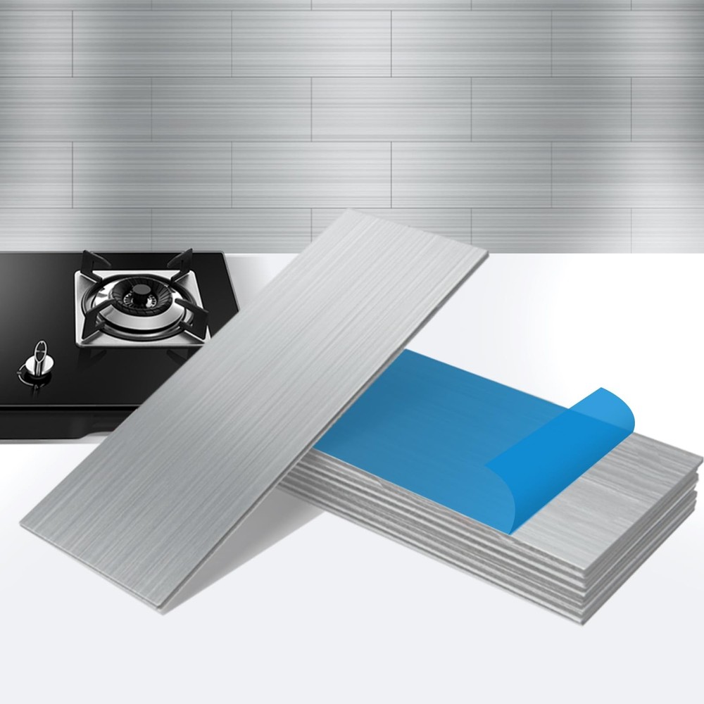 Upgraded 4mm Peel & Stick Stone Backsplash Tiles - 30 Pack (4