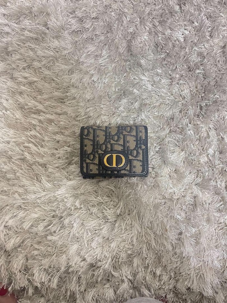 Christian Dior Tri-Fold Leather Wallet for Men Luxury Designer Accessory