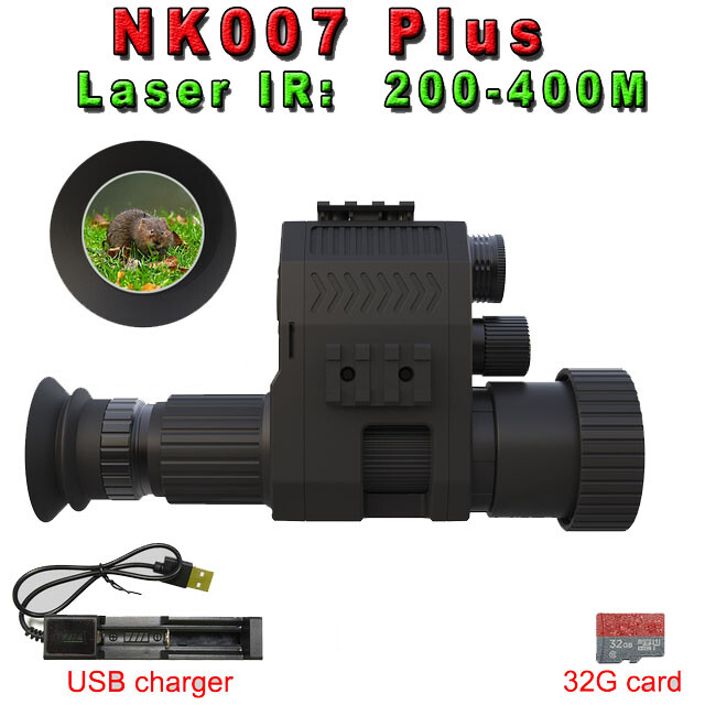 Night Vision Scope - Night Vision Rifle Scope for Hunting Laser IR 850nm 400m