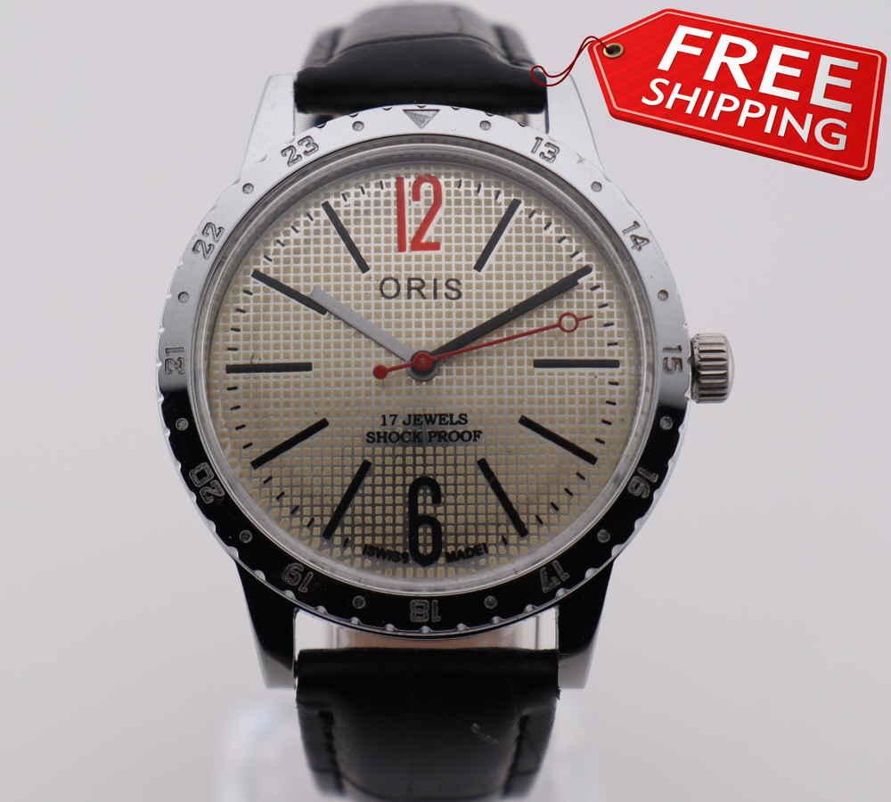 Vintage Oris Swiss Manual Wind Men's Wristwatch - Timeless Design