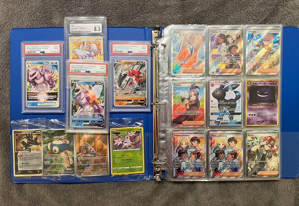 200x Pokemon Card Lot - Shiny Umbreon, Dark Gengar, PSA CGC Graded, Full Arts