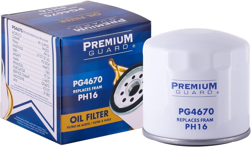Engine Oil Filter-Standard Life; Bulk Premium Guard PG4670