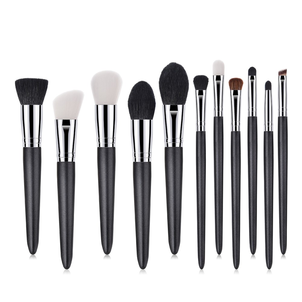 11-Piece Makeup Brush Set for Eyeshadow & Cosmetics