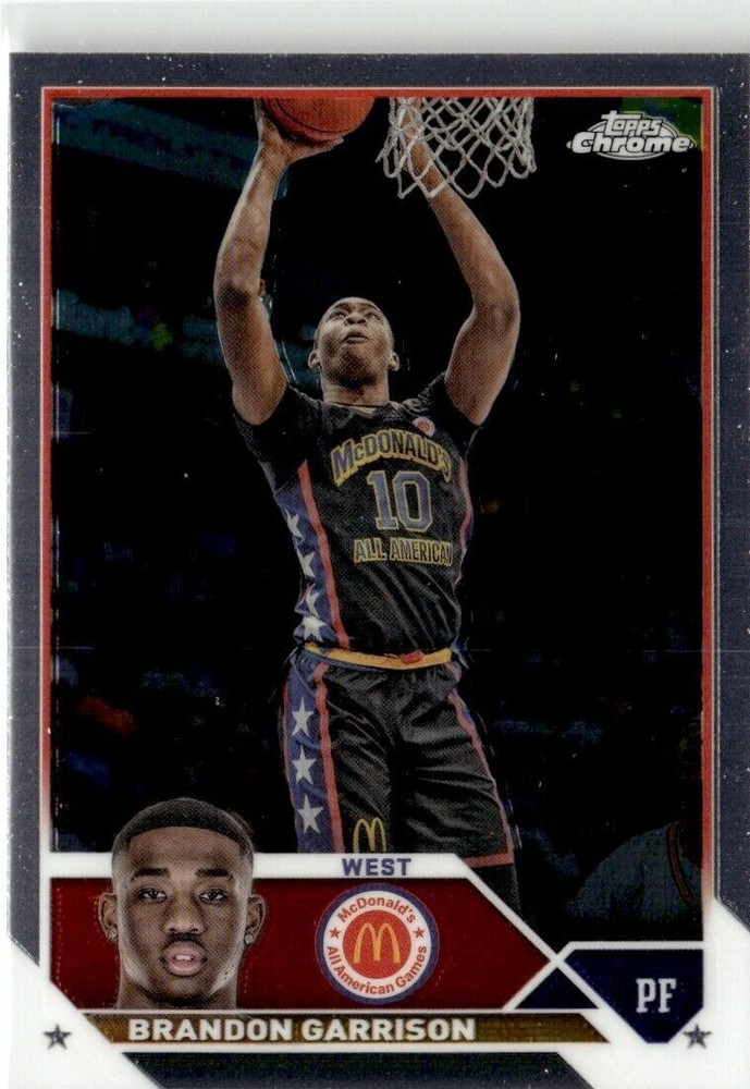 2023-24 CHROME MCDONALD'S ALL AMERICAN BRANDON GARRISON OKLAHOMA STATE