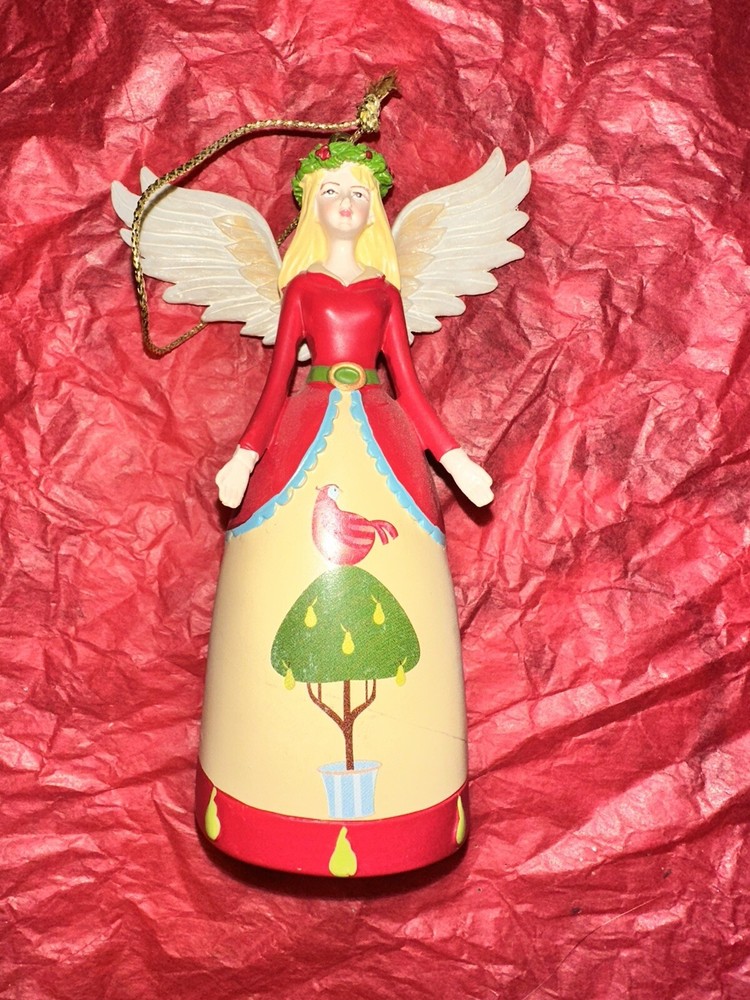 #2D Russ Berrie Twelve Days of Blessings 1 Calling Bird Christmas Tree Ornament