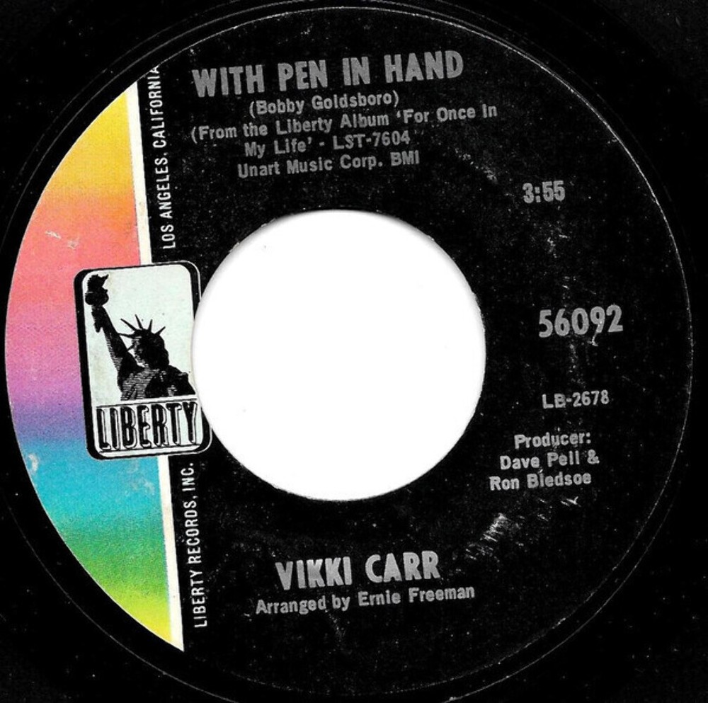 Vikki Carr With Pen In Hand 7