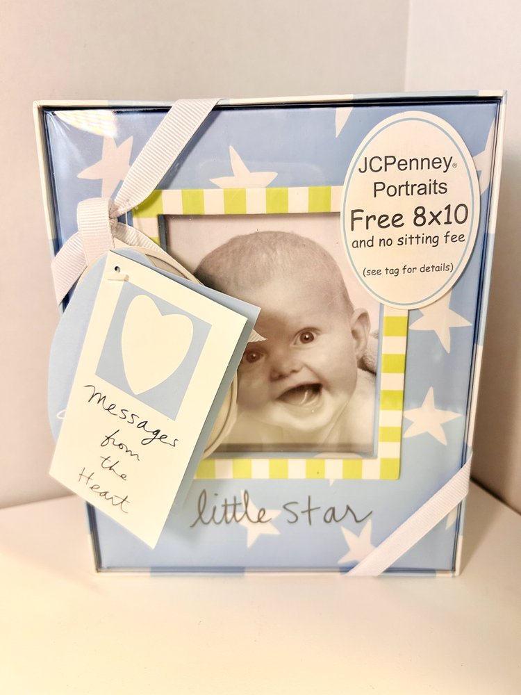 Memory Book Keepsake For Baby Boy Book Light Blue Photo Album NEW IN BOX