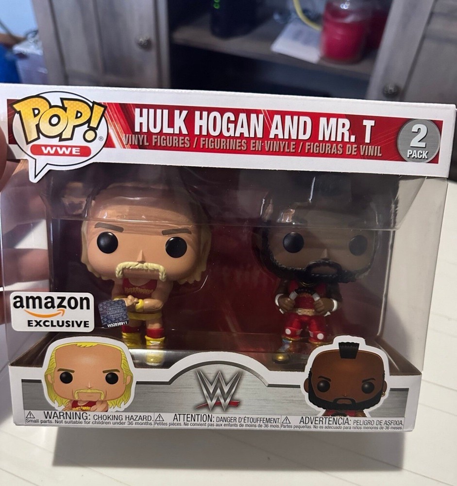 Funko Pop! WWE Hulk Hogan & Mr T exclusivo de Amazon paquete de 2