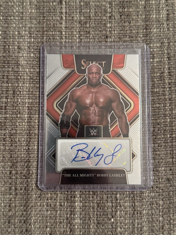 “ The All Mighty” Bobby Lashley 2022 Panini WWE Select Autograph.