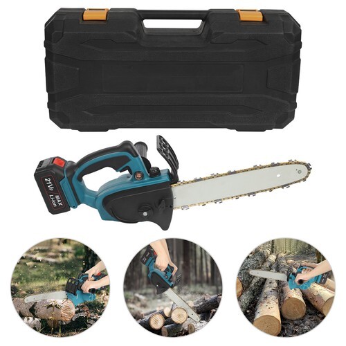 Cordless Rechargeable Electric Chainsaw for Wood Cutting Handheld Lightweight