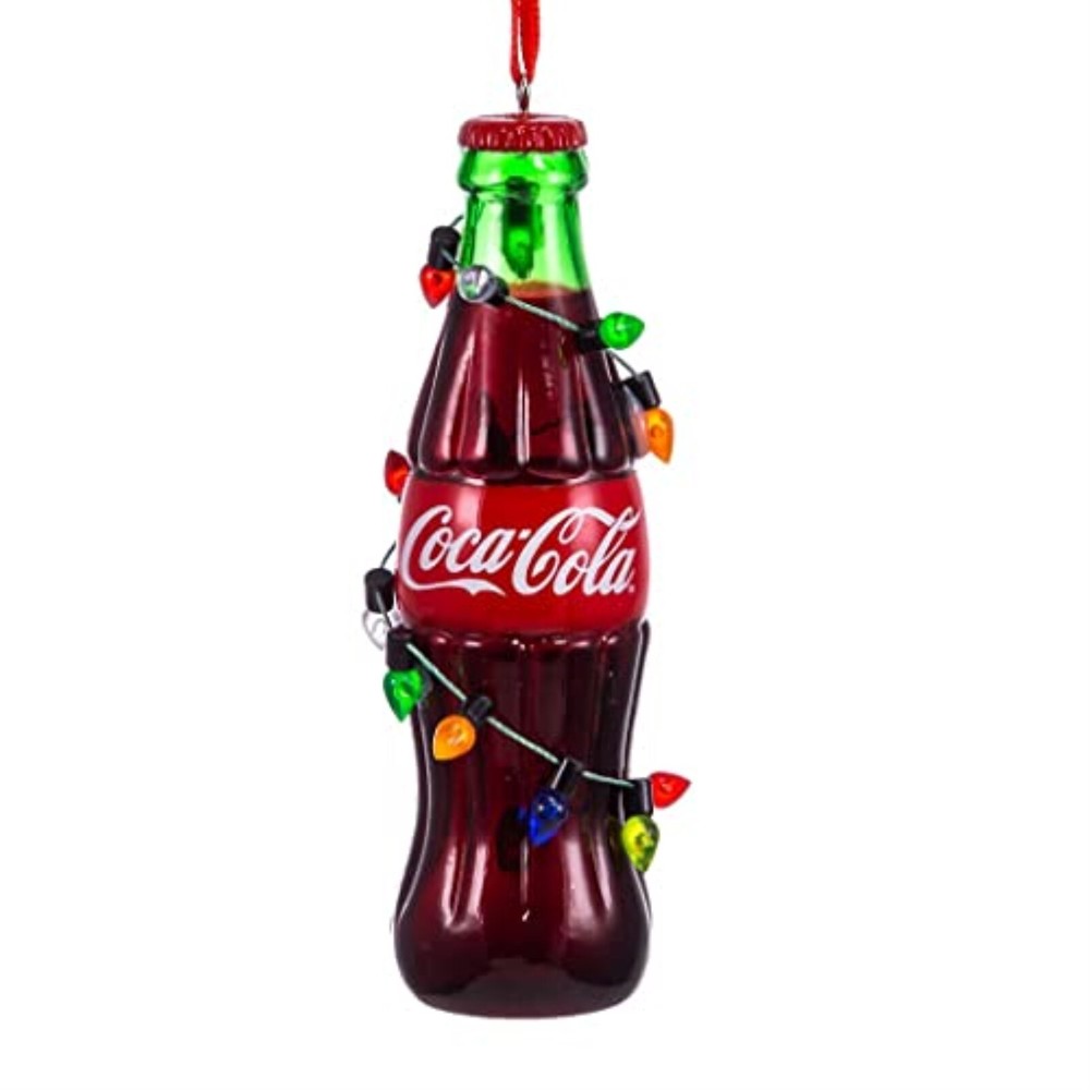 Coca-Cola Bottle LED Light String Christmas Tree Ornament