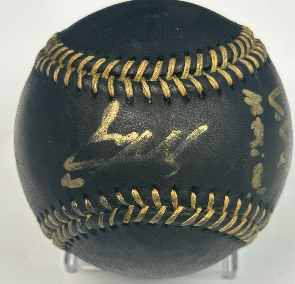Alex Verdugo New York Yankees Signed Black OML Baseball AUTO JSA COA
