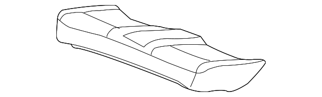 Authentic GM Light Titanium Rear Seat Cushion Cover 15293269